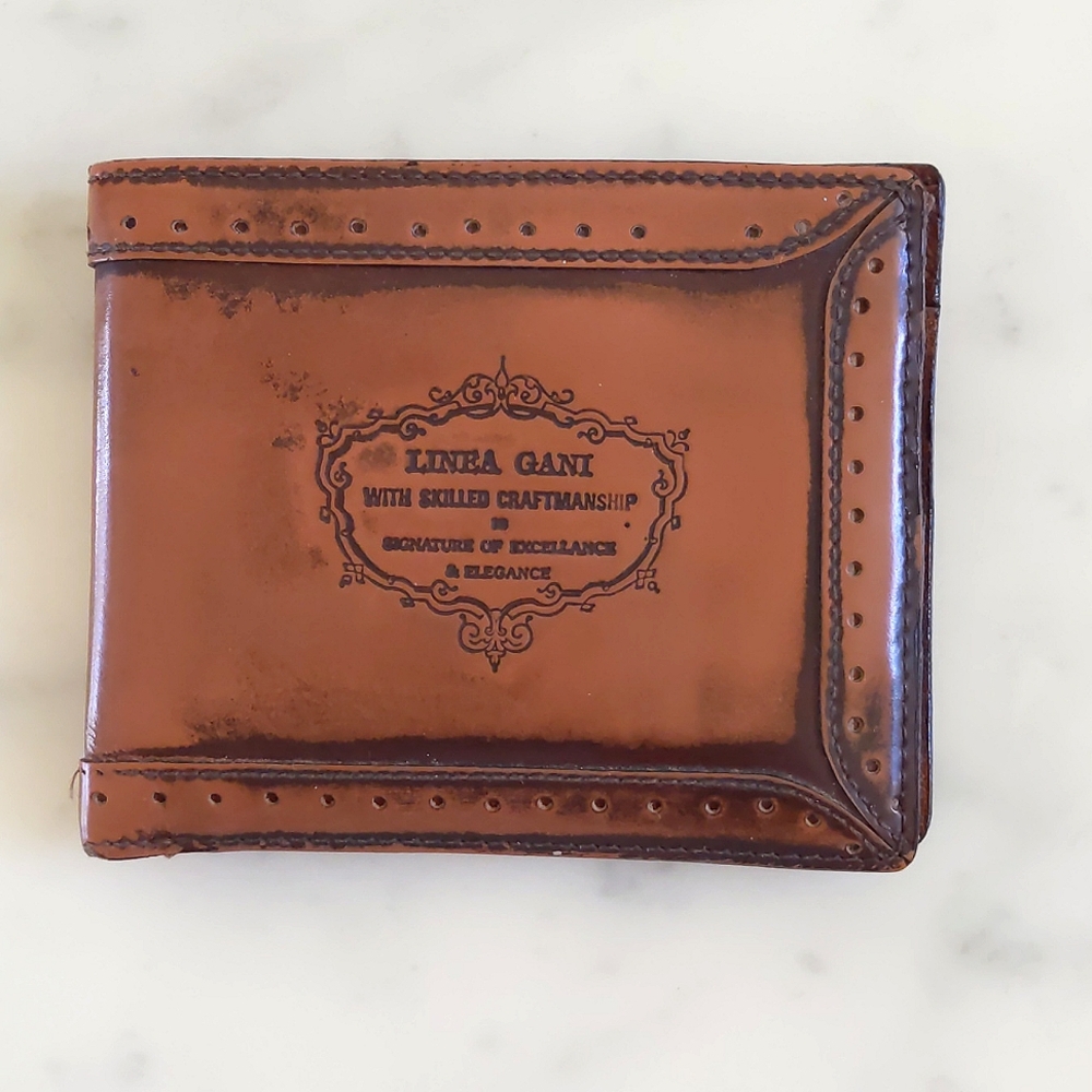 RARE FIND! Vintage LINEA GANI Leather Wallet.